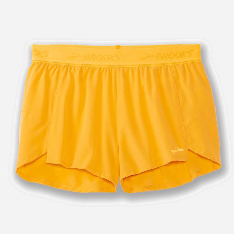 Brooks Chaser 3 Australia - Women's Running Shorts - Saffron/Orange (218936-MFC)